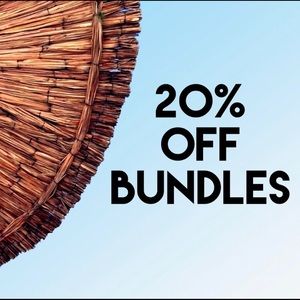 20% off bundles of 2 items or more!